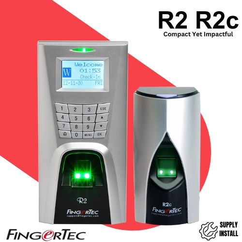 Fingertec R2 Fingertec R2+R2c Fingerprint Door Access & TAS with Installation ...